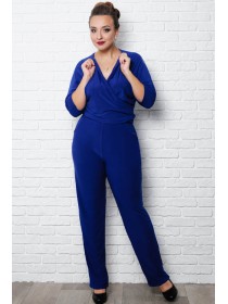 Брючний батальний комбінезон Жаклін